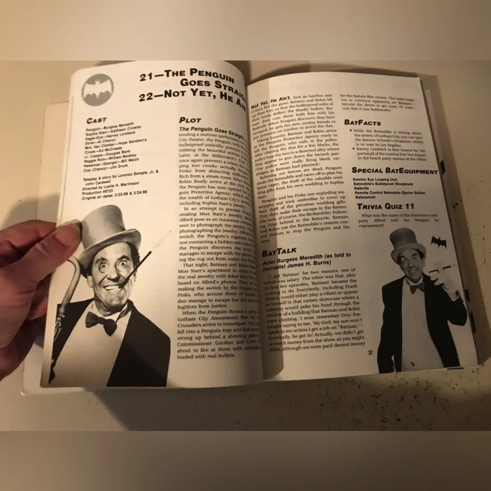 Vintage 1986 Original The Official Batman Batbook By JOEL EISNER 1966 TV Series